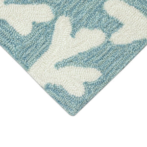Trans Ocean Liora Manne Capri Coastal Indoor/Outdoor Area Rug - Vibrant Tropical Design For Any Space Blue Polyester,Acrylic Cap46162004