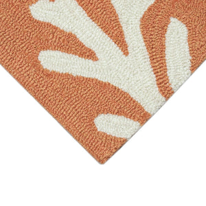 Trans Ocean Liora Manne Capri Coastal Indoor/Outdoor Area Rug - Vibrant Tropical Design For Any Space Orange Polyester,Acrylic Capr8162017