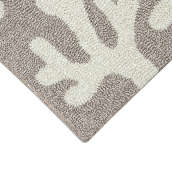 Trans Ocean Liora Manne Capri Coastal Indoor/Outdoor Area Rug - Vibrant Tropical Design For Any Space Silver Polyester,Acrylic Cap12162047