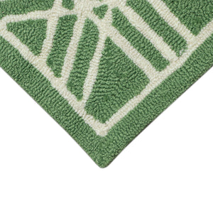 Trans Ocean Liora Manne Capri Hex Indoor/Outdoor Durable Area Rug - Stylish Geometric Accent For Any Space Green Polyester,Acrylic Cap71174106