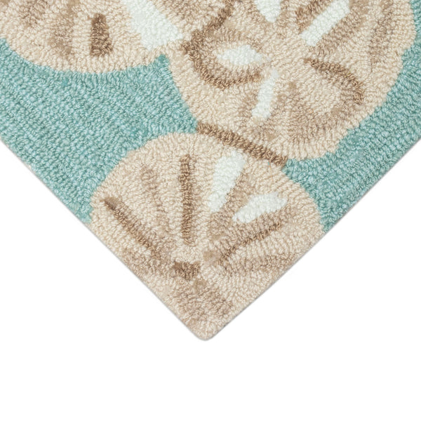 Trans Ocean Liora Handmade Coastal Area Rug - Durable Synthetic Blend With Beach-inspired Design For Any Space Blue Polyester,Acrylic Cap57175606