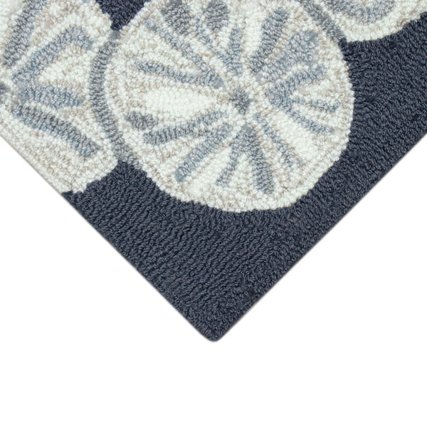 Trans Ocean Liora Handmade Coastal Area Rug - Durable Synthetic Blend With Beach-inspired Design For Any Space Navy Polyester,Acrylic Cap23175633