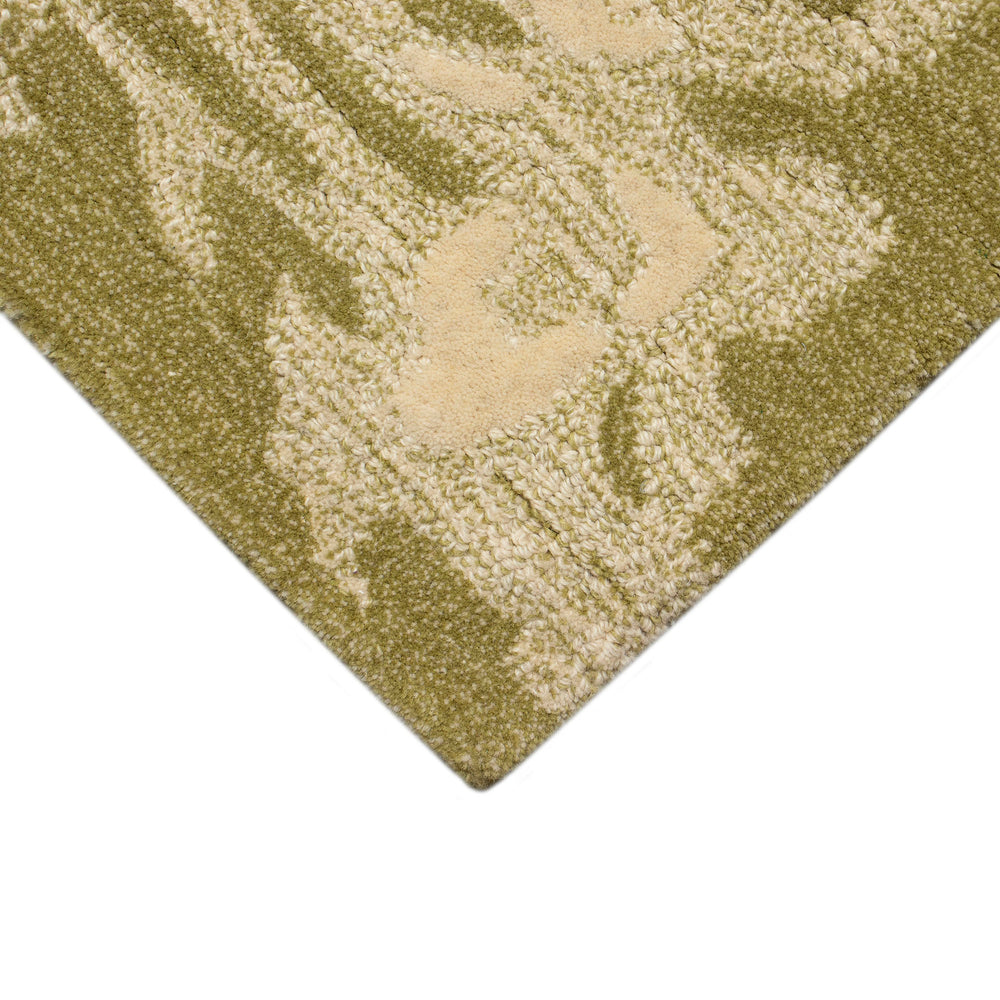 Trans Ocean Liora Manne Corsica Indoor Area Rug - Hand Tufted Plush Wool Design For Elegant Home Décor Green Wool Cra57914616