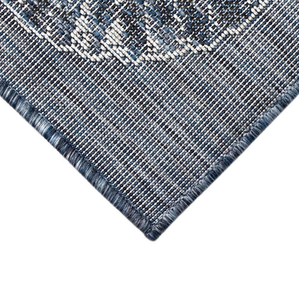 Trans Ocean Liora Manne Carmel Shells Coastal Area Rug - Decorative Flatweave For Indoor & Outdoor Spaces Navy Polypropylene,Polyester Cre45841433