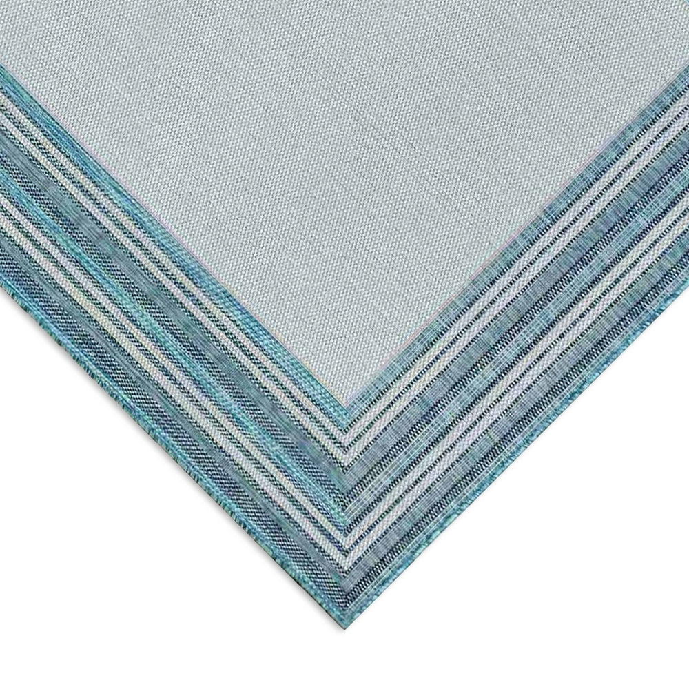 Trans Ocean Liora Manne Carmel Multi Border Indoor/Outdoor Area Rug - Colorful Transitional Design For Any Space Blue Polypropylene,Polyester Cre69842504