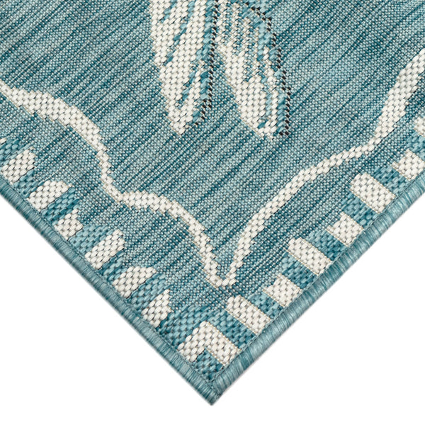 Trans Ocean Liora Manne Carmel Dragonfly Indoor/Outdoor Area Rug – Vibrant Nature Design For Stylish Spaces Blue Polypropylene,Polyester Crer8844004