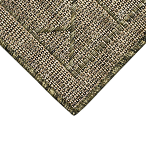 Trans Ocean Liora Manne Carmel Pyramid Indoor/Outdoor Area Rug - Contemporary Geometric Design For Stylish Spaces Green Polypropylene,Polyester Cre69849606