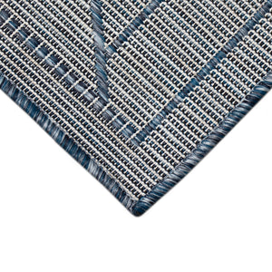 Trans Ocean Liora Manne Carmel Pyramid Indoor/Outdoor Area Rug - Contemporary Geometric Design For Stylish Spaces Navy Polypropylene,Polyester Cre58849633