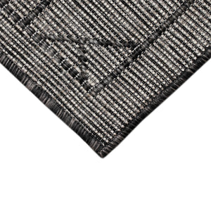 Trans Ocean Liora Manne Carmel Pyramid Indoor/Outdoor Area Rug - Contemporary Geometric Design For Stylish Spaces Black Polypropylene,Polyester Cre45849648