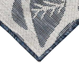 Trans Ocean Liora Manne Carmel Reef Border Indoor/Outdoor Area Rug - Elegant Coastal Design For Any Space Navy Polypropylene,Polyester Crer5849833