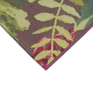 Trans Ocean Liora Manne Esencia Mums Indoor/Outdoor Non-slip Mat - Vibrant Botanical Design For Any Space Pink Polypropylene,Polyester Ecn23818337