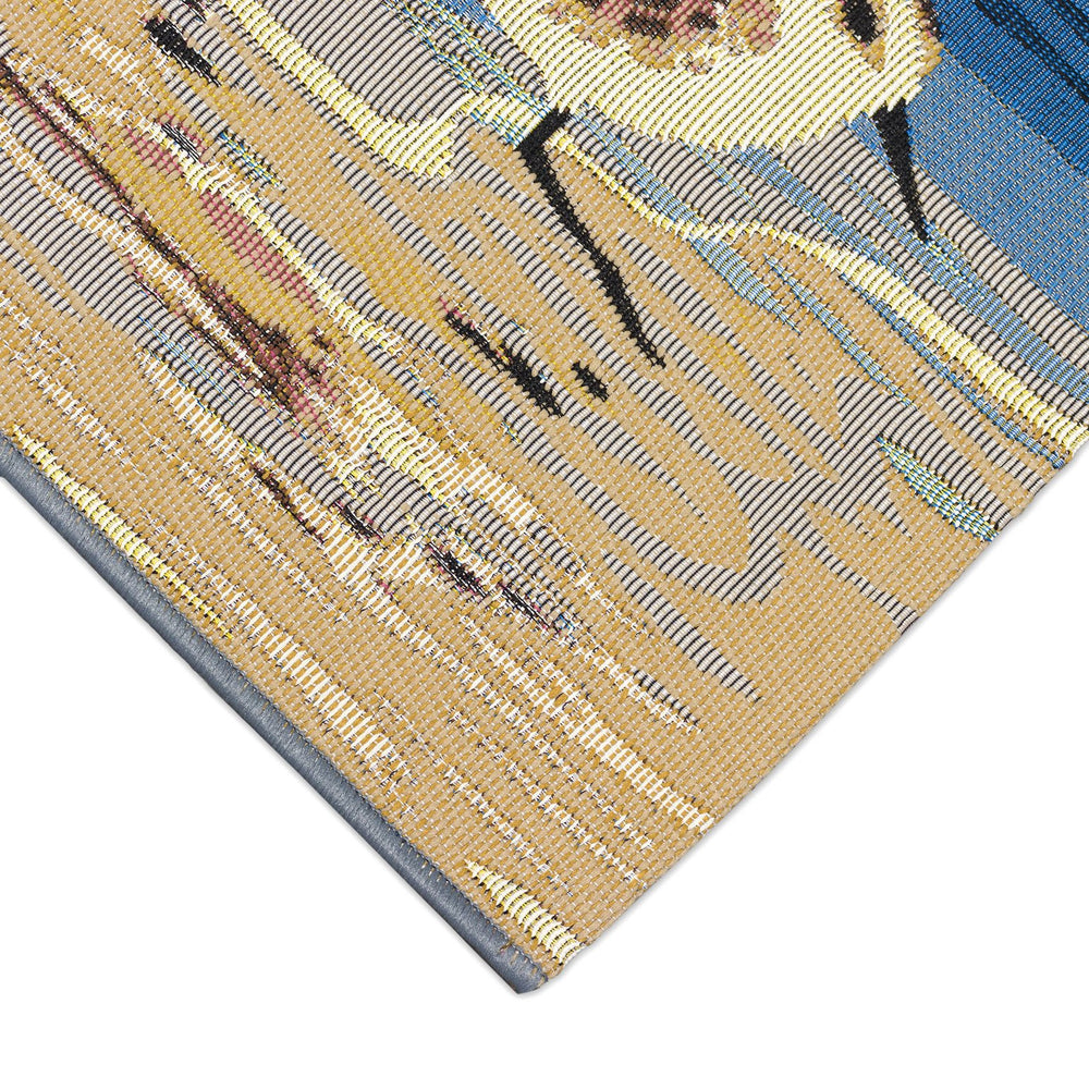 Trans Ocean Liora Manne Esencia Indoor/Outdoor Transitional Mat With Whimsical Sandpipers For Coastal Décor Beige Polypropylene,Polyester Ecn34958412