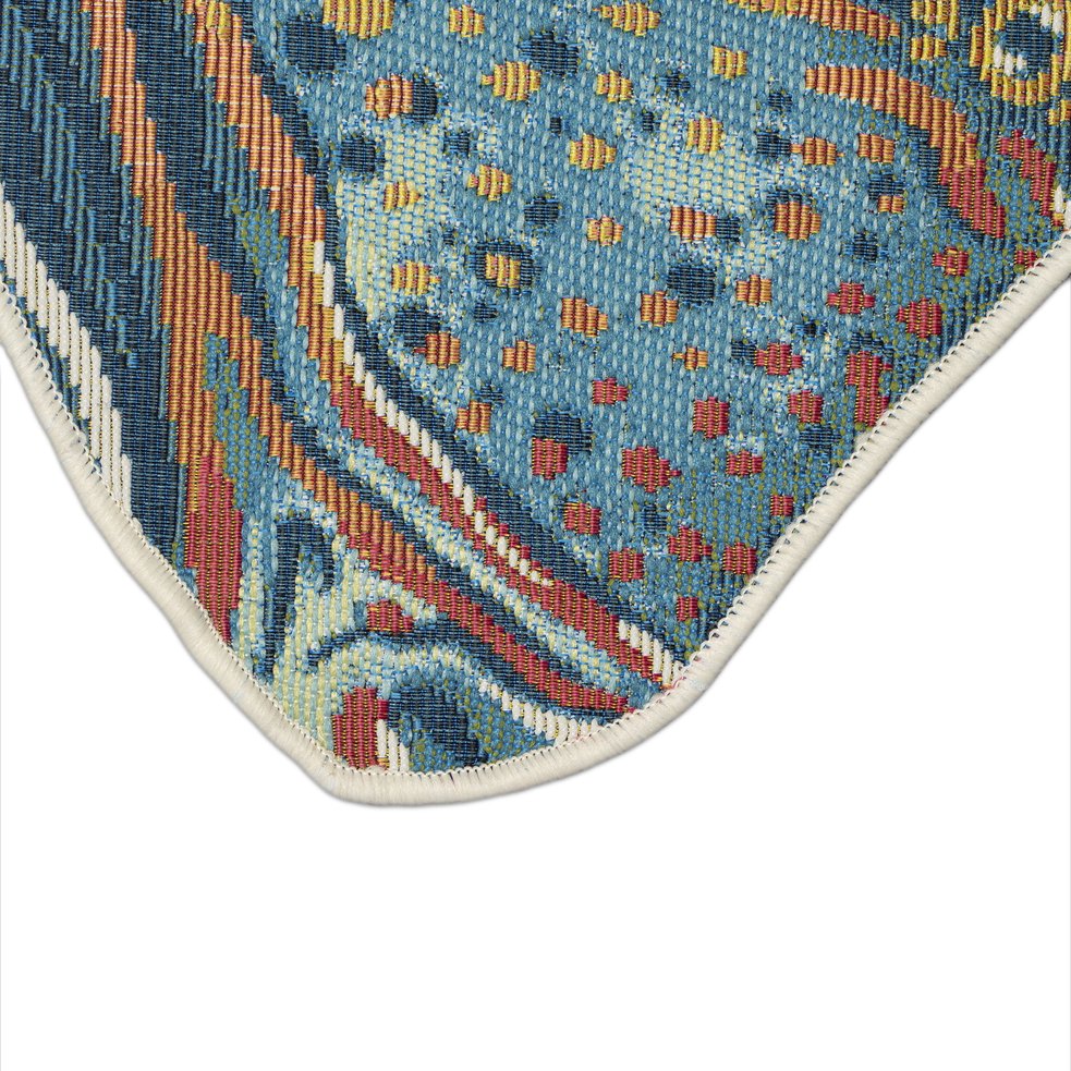 Trans Ocean Liora Manne Esencia Triggerfish Mat - Colorful Coastal Design For Indoor/Outdoor Use, 3'3"X1'9" Multi Polypropylene,Polyester Ecn22962644