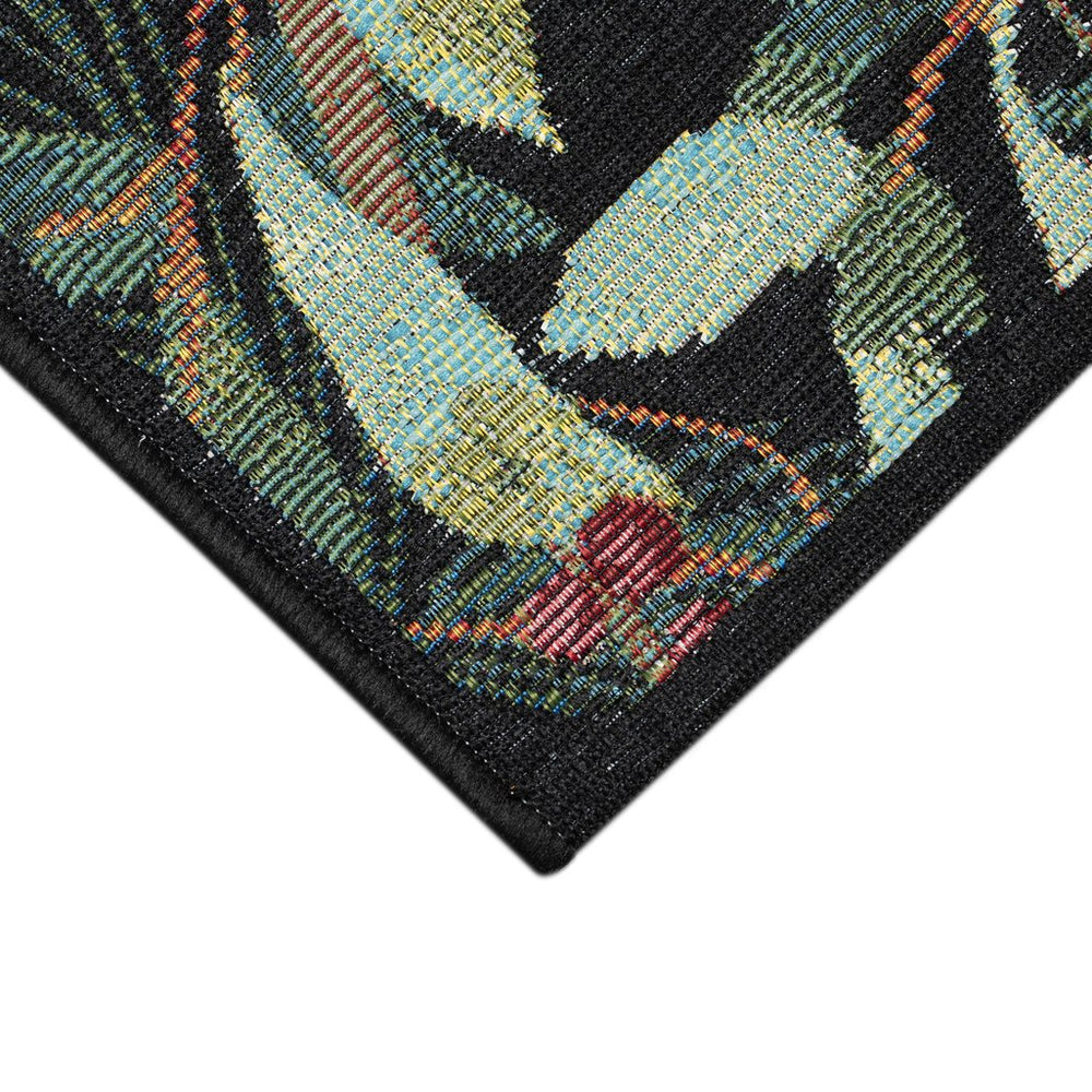 Trans Ocean Liora Manne Esencia Holly Field Indoor/Outdoor Mat - Vibrant Botanical Design For Any Space Green Polypropylene,Polyester Ecn34965006