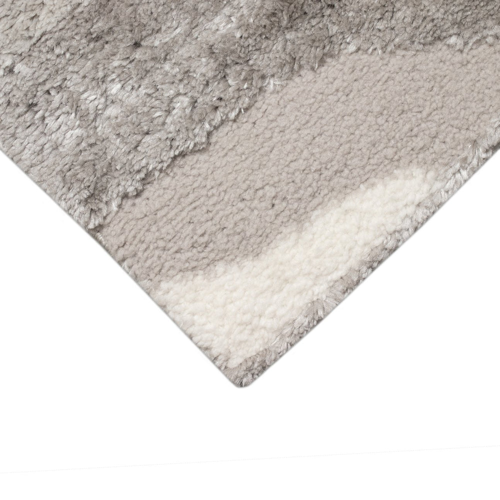 Trans Ocean Liora Manne Fiord Wave Indoor Area Rug – Contemporary Geometric Design In Soft Earth Tones Gold Polyester Fid69632309