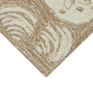 Trans Ocean Liora Manne Frontporch Shell Toss Indoor/Outdoor Pillow - Coastal Chic Accent For Any Space Natural Polyester,Acrylic Ftp34140822