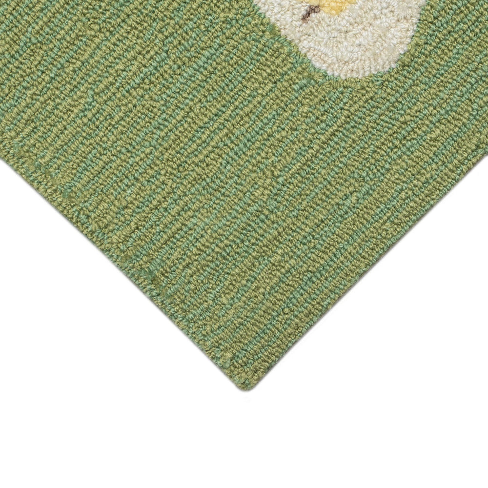 Trans Ocean Liora Manne Frontporch Bee Indoor/Outdoor Mat - Vibrant Hand Tufted Rug For Nature Lovers' Decor Green Polyester,Acrylic Ftp34150506