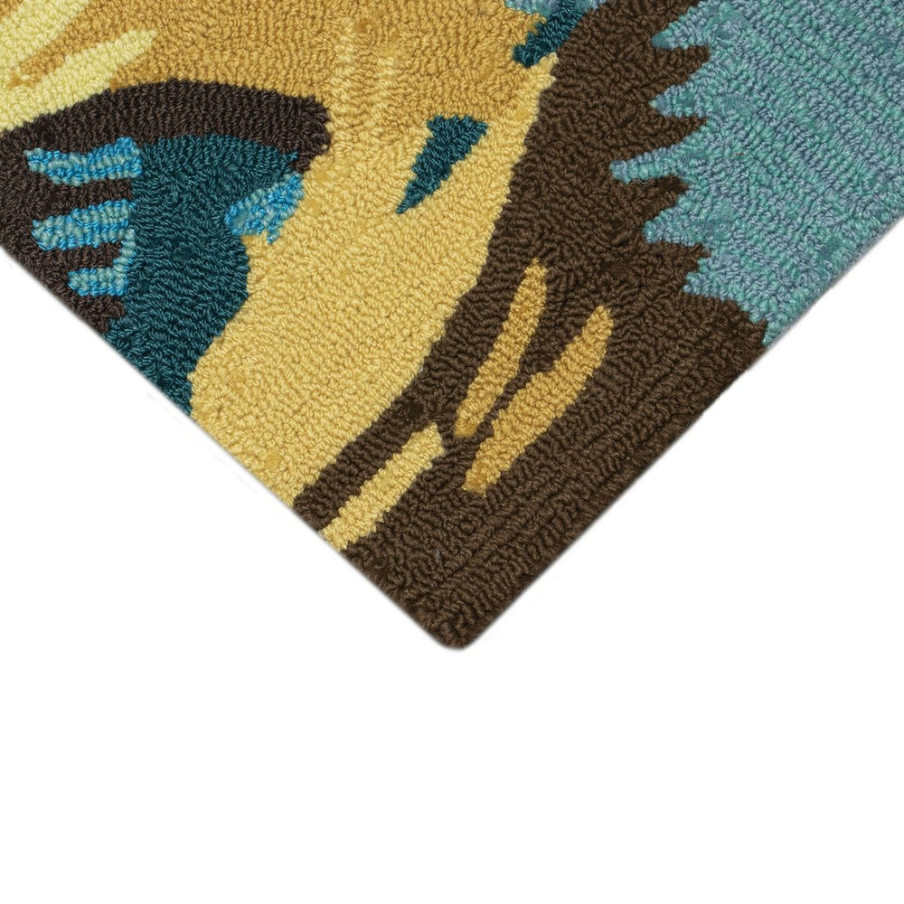 Trans Ocean Liora Manne Frontporch Coastal Tiki Hut Indoor/Outdoor Mat - Colorful, Durable, Beachy Charm Multi Polyester,Acrylic Ftpr5153644