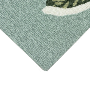 Trans Ocean Liora Manne Frontporch Cardinals Indoor/Outdoor Rug – Hand Tufted, Durable, And Weather Resistant Design Blue Polyester,Acrylic Ftp12153803