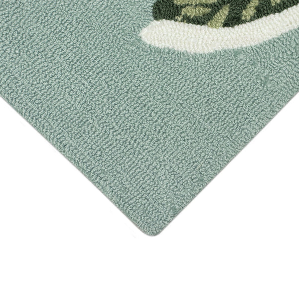 Trans Ocean Liora Manne Frontporch Cardinals Indoor/Outdoor Rug – Hand Tufted, Durable, And Weather Resistant Design Blue Polyester,Acrylic Ftp12153803