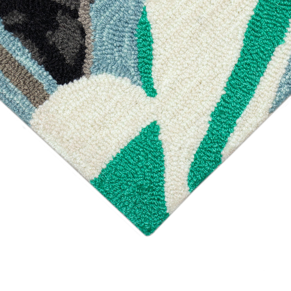 Trans Ocean Liora Manne Frontporch Sassy Lassies Indoor/Outdoor Mat - Colorful Canine Poolside Fun Decor Multi Polyester,Acrylic Ftp12180844