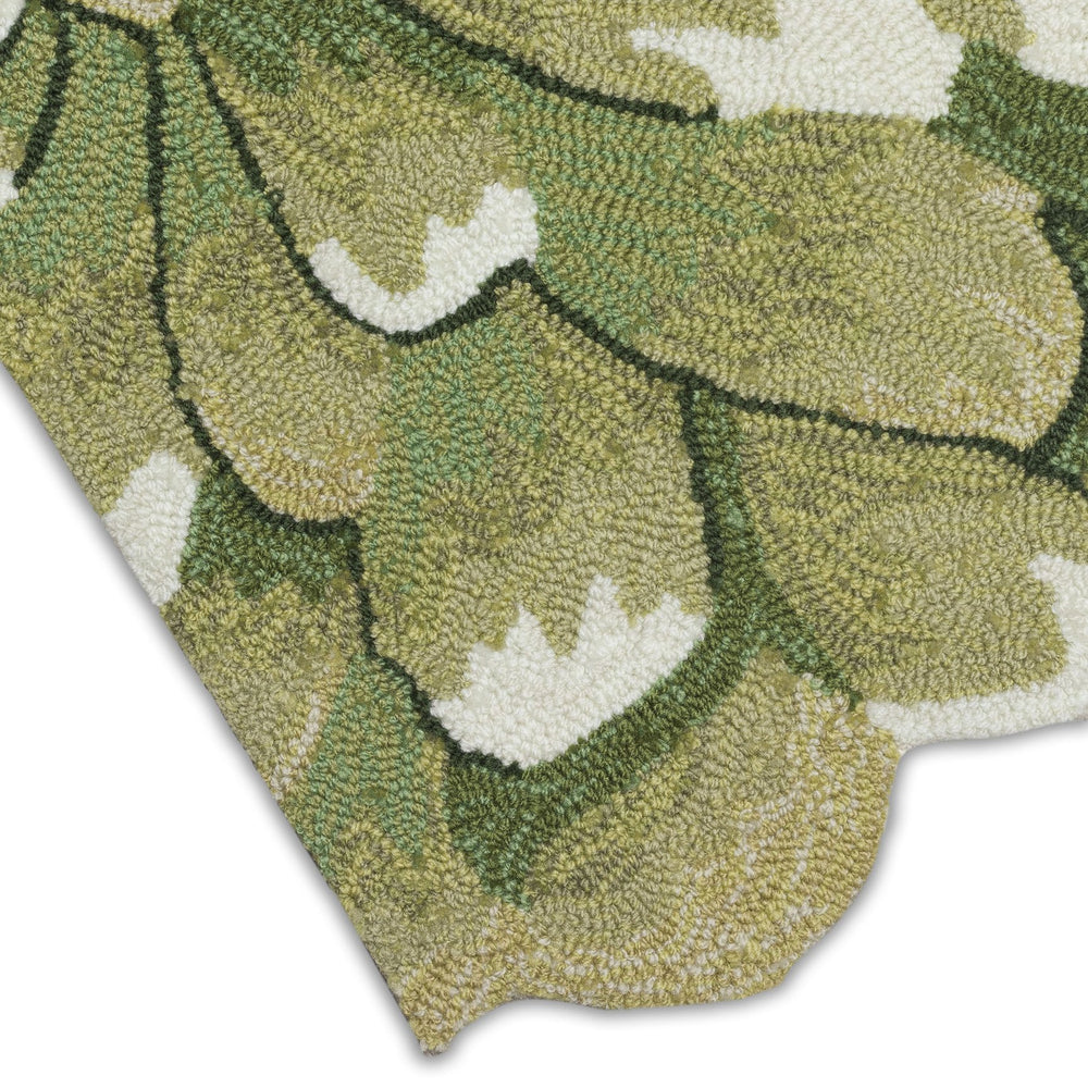 Trans Ocean Liora Manne Frontporch Mum Indoor/Outdoor Pillow - Stunning Floral Accent For Any Decor Style Green Polyester,Acrylic Ftpd3182806