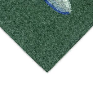 Trans Ocean Liora Manne Frontporch Indoor/Outdoor Dragonfly Mat – Vibrant Botanical Design For Any Space Green Polyester,Acrylic Ftp12455606