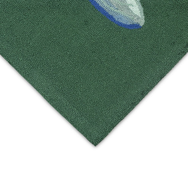 Trans Ocean Liora Manne Frontporch Indoor/Outdoor Dragonfly Mat – Vibrant Botanical Design For Any Space Green Polyester,Acrylic Ftp12455606