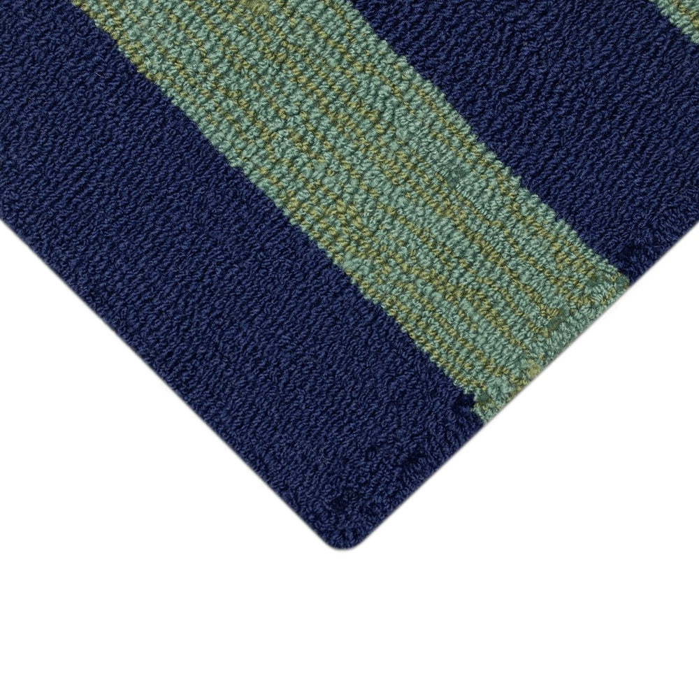 Trans Ocean Liora Manne Striped Compass Indoor/Outdoor Rug – Durable Nautical Decor For Stylish Spaces Multi Polyester,Acrylic Ftp23462644