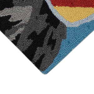 Trans Ocean Liora Manne Frontporch Pickled Pups Indoor/Outdoor Rug - Whimsical Pet Design For All Spaces Multi Polyester,Acrylic Ftp12465944