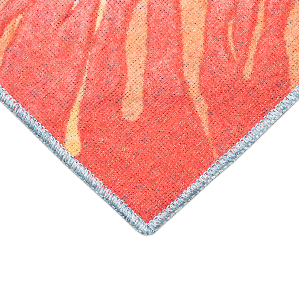 Trans Ocean Liora Impressions Reef Border Indoor Mat - Vibrant Coastal Design For A Mythical Home Atmosphere Blue Polyester Ipr34293404