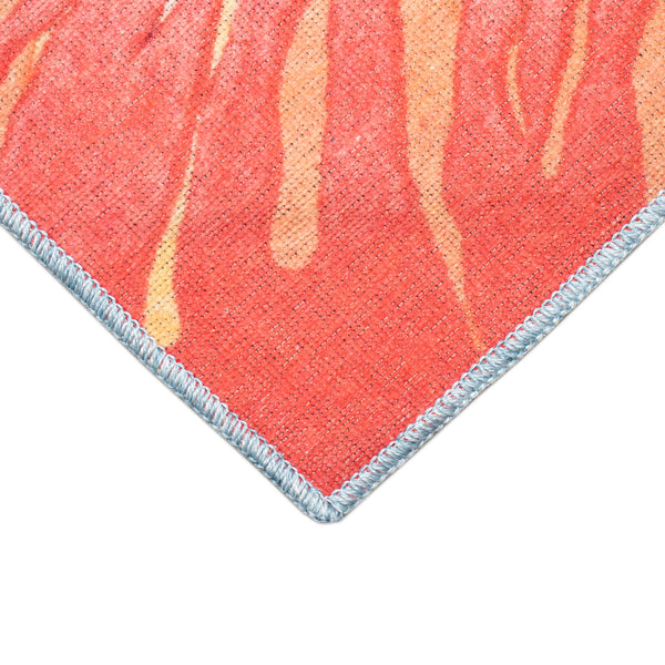 Trans Ocean Liora Impressions Reef Border Indoor Mat - Vibrant Coastal Design For A Mythical Home Atmosphere Blue Polyester Ipr34293404