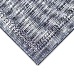 Trans Ocean Liora Manne Malibu Indoor/Outdoor Area Rug - Stylish Geometric Design For Any Space, Versatile Use Navy Polypropylene,Polyester Maus8822333