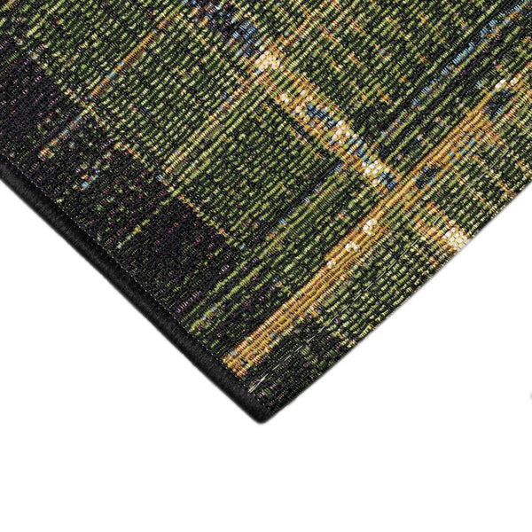 Trans Ocean Liora Manne Marina Tribal Stripe Indoor/Outdoor Pillow - Vibrant Geometric Accent For Any Space Green Polypropylene,Polyester Mna58805706