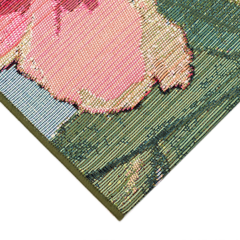 Trans Ocean Liora Marina Tropical Floral Area Rug - Colorful Botanical Design For Indoor/Outdoor Spaces Multi Polypropylene,Polyester Mnar8806344