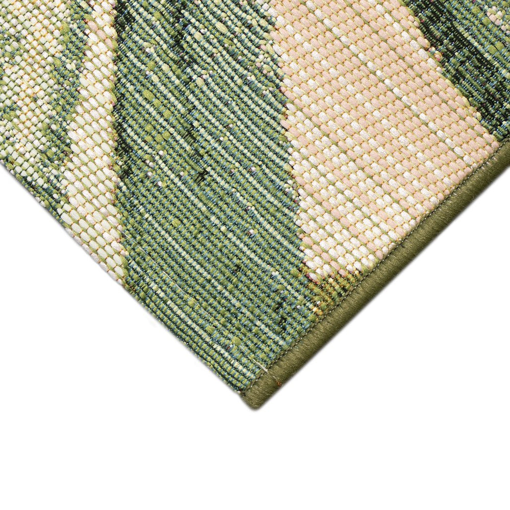 Trans Ocean Liora Manne Marina Tropical Leaf Indoor/Outdoor Area Rug - Colorful Botanical Design For Any Space Ivory Polypropylene,Polyester Mna58806412