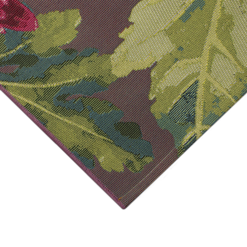 Trans Ocean Liora Manne Marina Mum Indoor/Outdoor Area Rug - Vibrant Floral Design For Style And Comfort Pink Polypropylene,Polyester Mna58818337