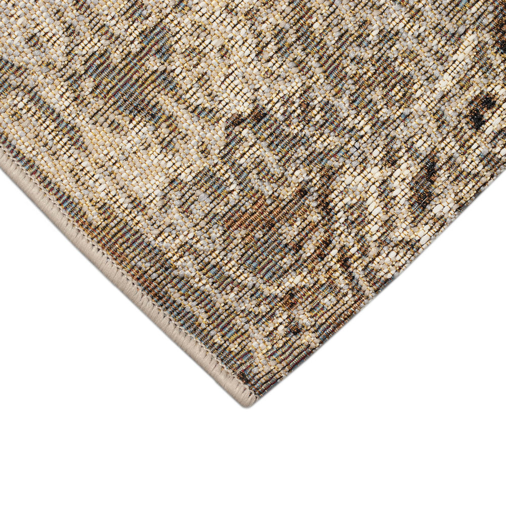 Trans Ocean Liora Manne Marina Contemporary Indoor/Outdoor Area Rug - Bold Abstract Design For Modern Spaces Gold Polypropylene,Polyester Mna58819719