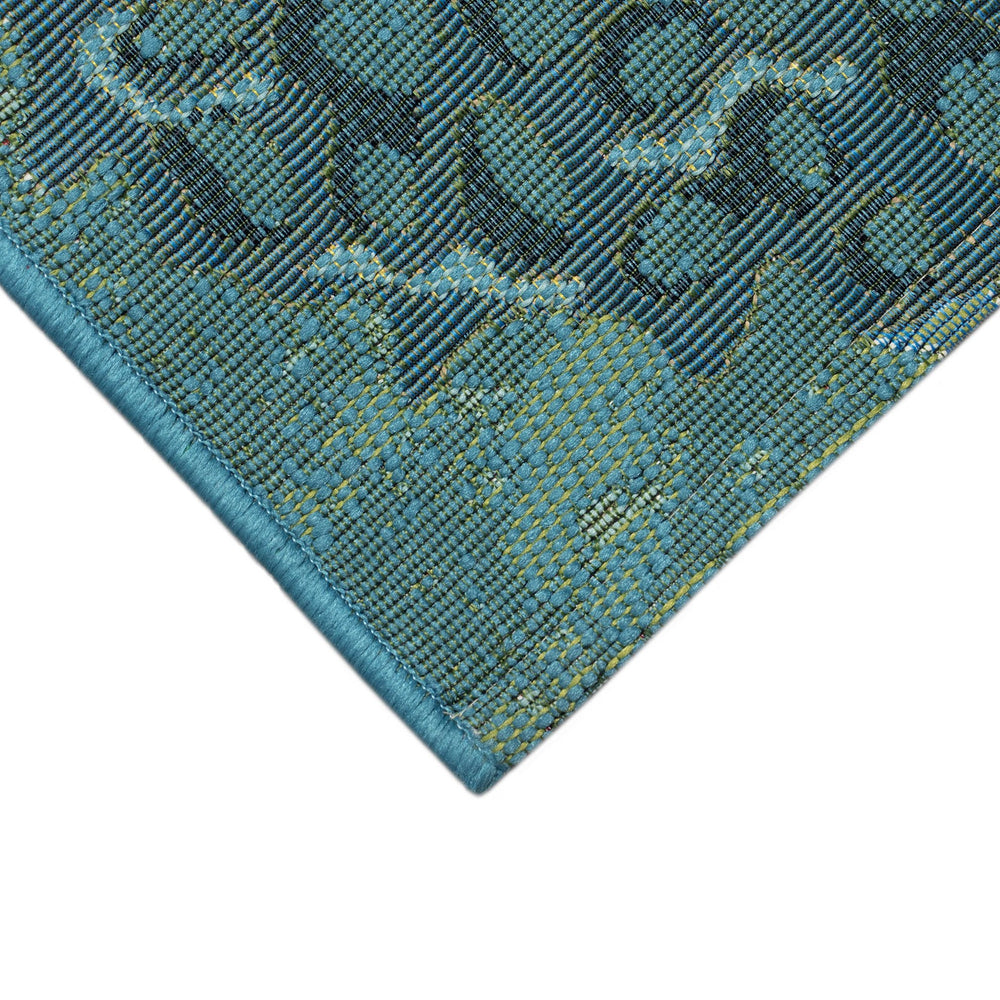 Trans Ocean Liora Manne Marina Fish Indoor/Outdoor Area Rug - Coastal Inspired Tropical Design For Any Space Blue Polypropylene,Polyester Mna58820104