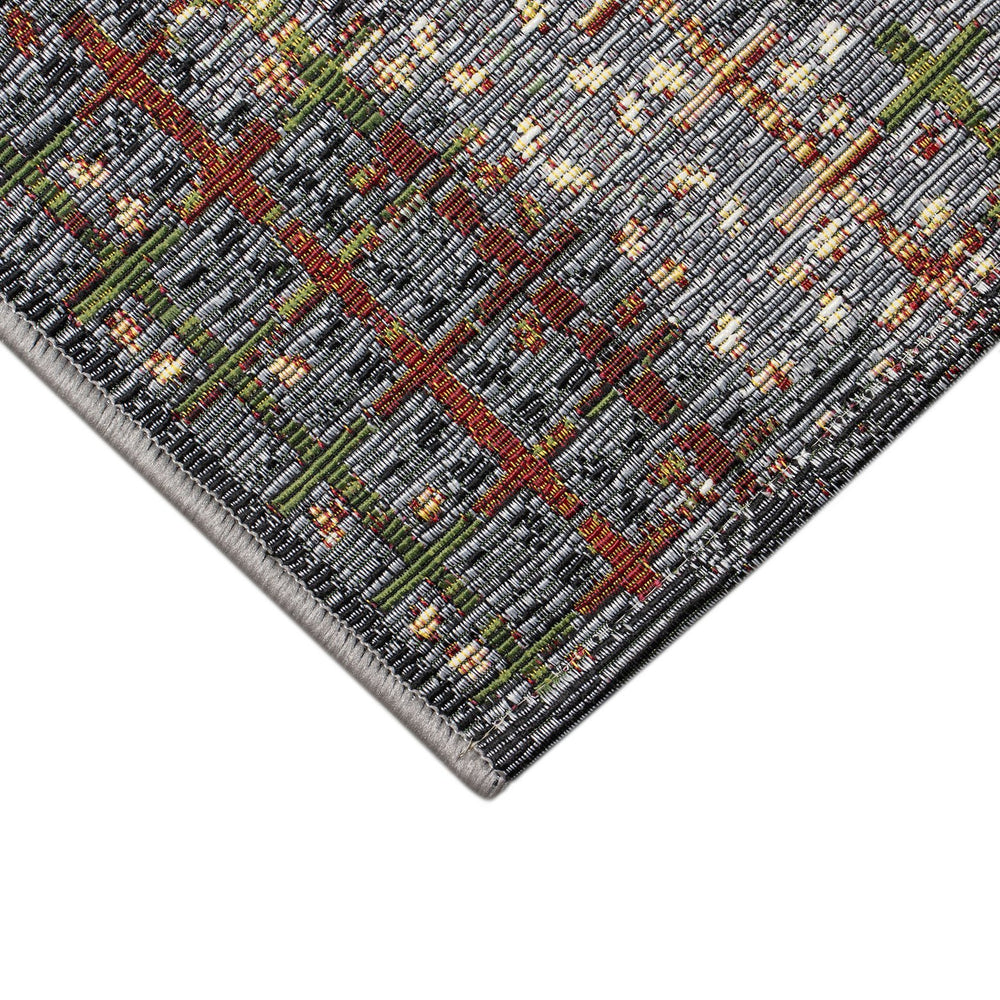 Trans Ocean Liora Manne Marina Decorative Pillow - Stylish Geometric Design, Indoor/Outdoor Use For Any Space Black Polypropylene,Polyester Mna91823848