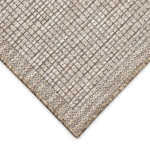 Trans Ocean Liora Manne Orly Textured Indoor/Outdoor Area Rug - Rustic Basketweave Design For Any Space Natural Polypropylene Olyr8648012