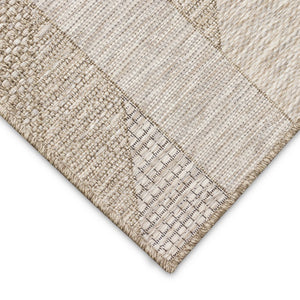 Trans Ocean Liora Manne Orly Angles Indoor/Outdoor Area Rug - Contemporary Geometric Design For Any Space Natural Polypropylene Olyr8648212
