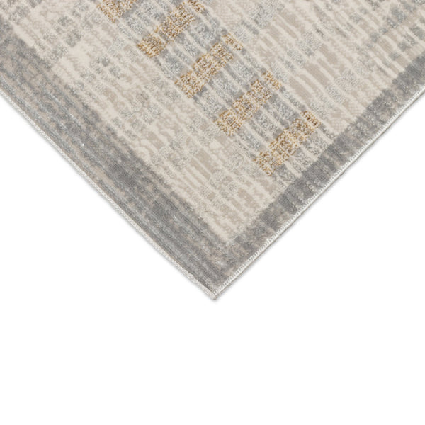 Trans Ocean Liora Manne Rialto Transitional Stripe Indoor Area Rug - Soft Texture & Elegant Design For Home Decor Natural Polyester Ral91689412