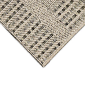 Trans Ocean Liora Manne Riviera Bands Indoor/Outdoor Area Rug - Stylish Geometric Design For Modern Spaces Natural Polypropylene Rva57684612