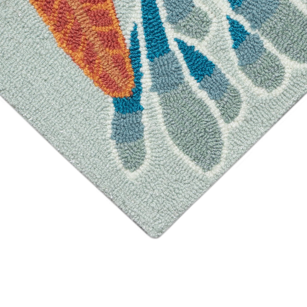 Trans Ocean Liora Manne Ravella Coastal Fish Indoor/Outdoor Area Rug – Durable, Colorful Ocean Scene Decor Blue Polypropylene,Acrylic Rvl34225604