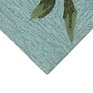 Trans Ocean Liora Manne Ravella Birds On Branches Indoor/Outdoor Area Rug - Whimsical Garden Decor Piece Blue Polypropylene,Acrylic Rvlr8227004