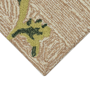 Trans Ocean Liora Manne Ravella Icelandic Poppies Area Rug - Stunning Botanical Design For Indoor/Outdoor Spaces Natural Polypropylene,Acrylic Rvl46227212