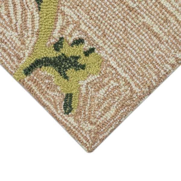 Trans Ocean Liora Manne Ravella Icelandic Poppies Area Rug - Stunning Botanical Design For Indoor/Outdoor Spaces Natural Polypropylene,Acrylic Rvl46227212