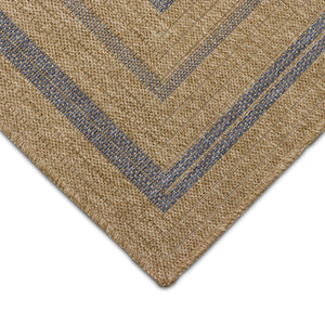 Trans Ocean Liora Manne Sahara Multi Border Indoor/Outdoor Area Rug - Stylish Geometric Design For Any Space Navy Polypropylene,Polyester Sah57718533