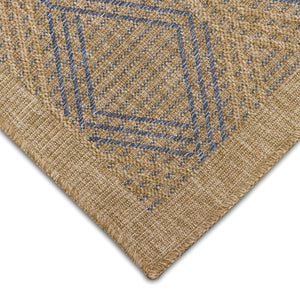Trans Ocean Liora Manne Sahara Links Indoor/Outdoor Area Rug – Stylish Geometric Design For Versatile Spaces Navy Polypropylene,Polyester Sahr8718633